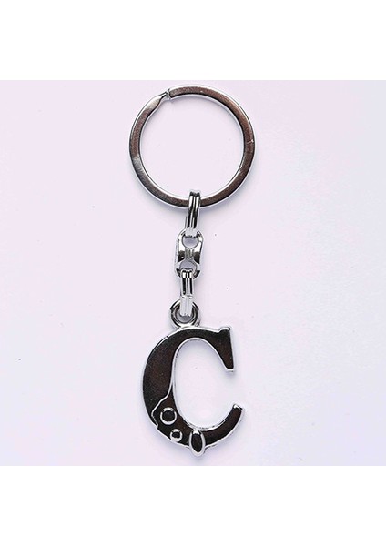 ( Ç Harfi) Anahtarlık Metalik KROM-ANAH464