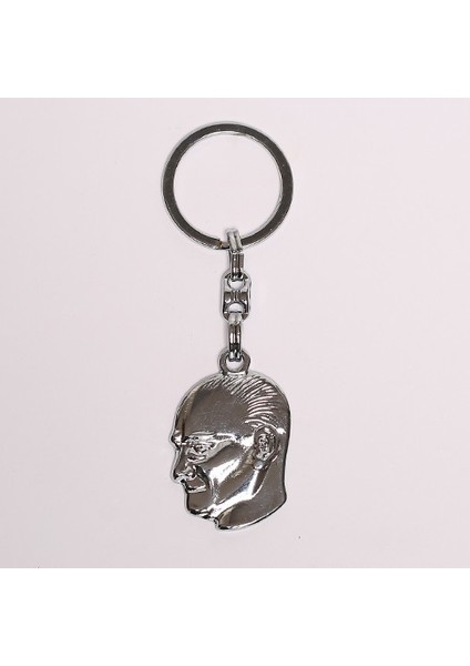 Atatürk Anahtarlık (Metalik Gri )-ANAH441