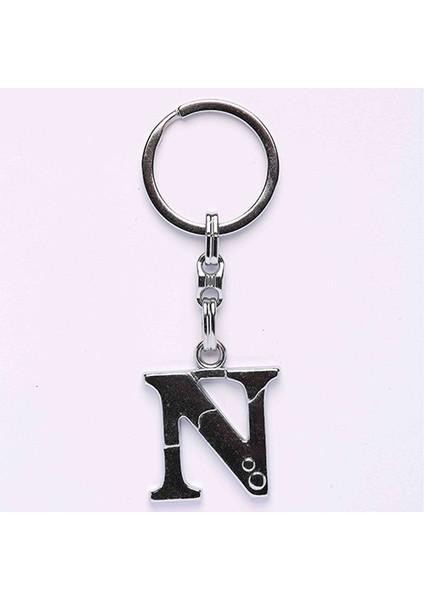 Metalik Krom ve Harf Anahtarlık-(N HARFİ)ANAH41
