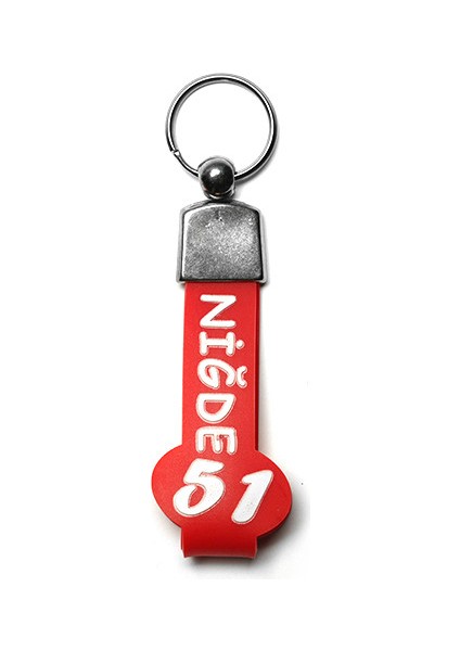 Slikon Saplı Şehir Plaka ANAHTARLIK-(NİĞDE51)ANAH93