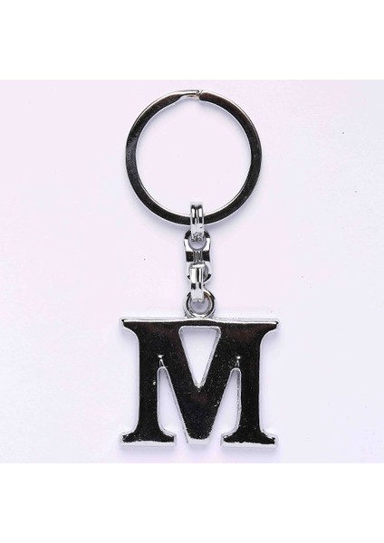 ( M Harfi) Anahtarlık Metalik KROM-ANAH466