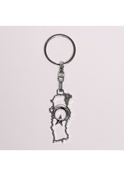 Türkiye Harita Tasarımı Metalik ANAHTARLIK-ANAH473