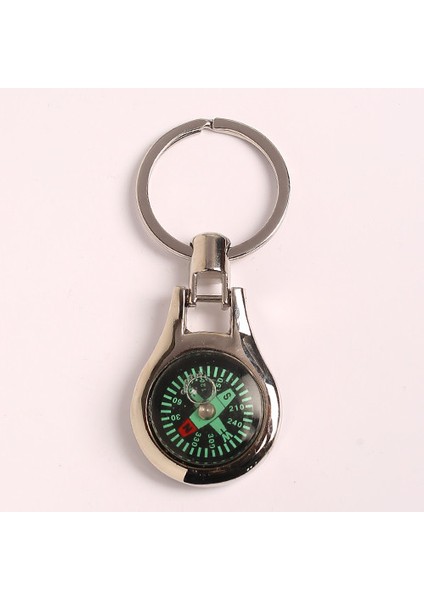 Pusulalı Çelik Anahtarlık-Metalik RENK-ANAH606