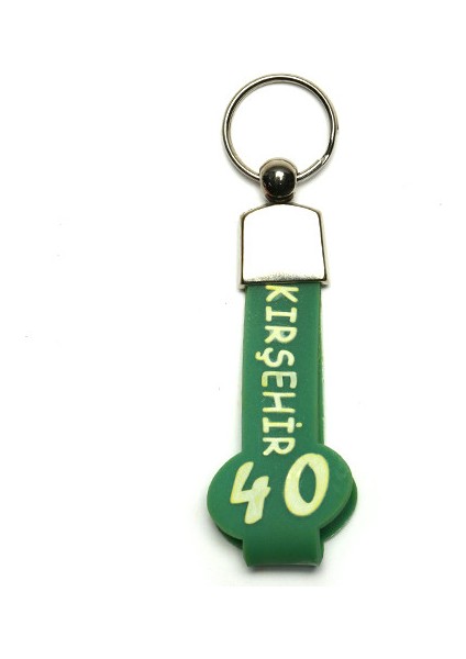 Slikon Saplı Şehir Plaka ANAHTARLIK-(KIRŞEHİR40)ANAH106