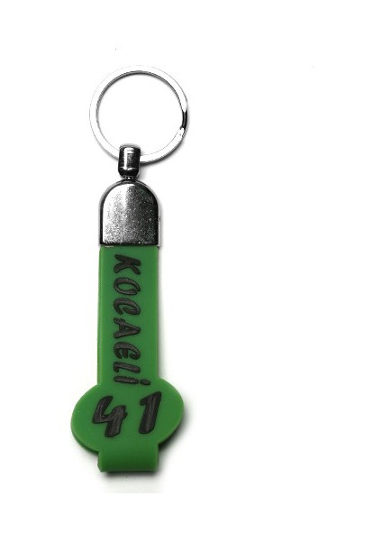 Slikon Saplı Şehir Plaka ANAHTARLIK-(KOCAELİ41)ANAH125