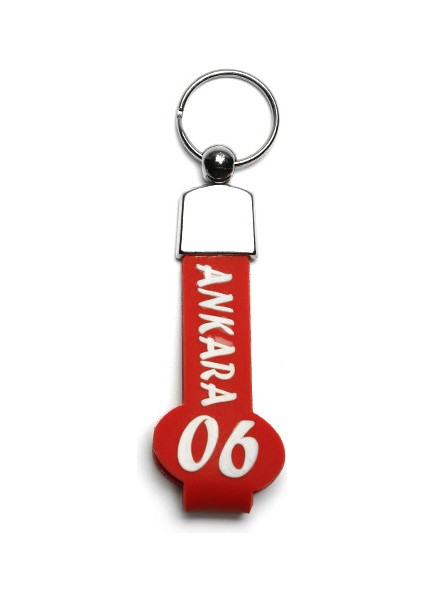 Slikon Saplı Şehir Plaka ANAHTARLIK-(ANKARA06)ANAH127