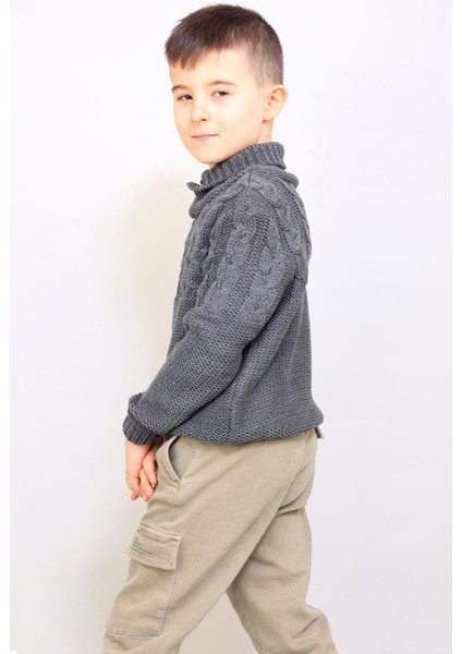 Şal Yaka Çocuk Kazak (C20-18573) fırsatları