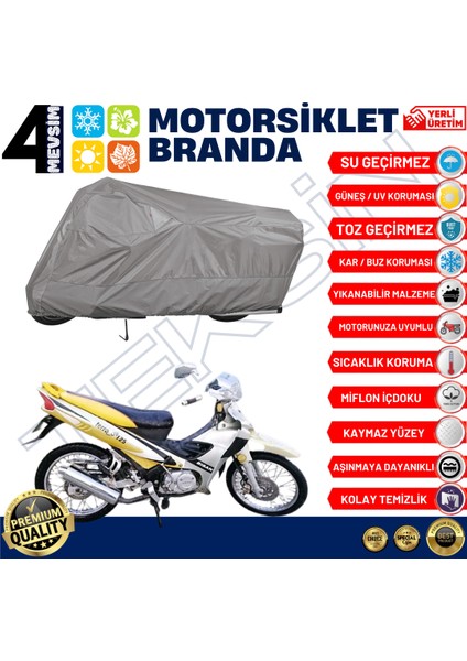 Bisan Terra 125 Motosiklet Brandası Motor Branda (A+ Kalite)