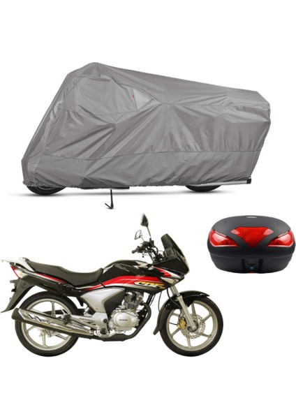 Honda Cbf 150 Arka Çanta Uyumlu Motosiklet Brandası Motor Brandası (A+ Kalite)