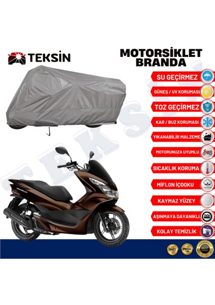Honda Pcx 150 Arka Çanta Uyumlu Motosiklet Brandası Motor Brandası (A+ Kalite) fiyatları