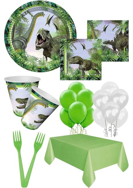 Jurassic Doğum Günü Parti Seti 16 Kişilik