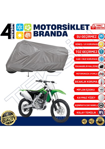 Kawasaki Kx 250F Arka Çanta Uyumlu Motosiklet Brandası Motor Brandası (A+ Kalite) fiyatları
