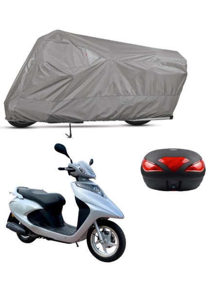 Mondial Speedy 110 Arka Çanta Uyumlu Motosiklet Brandası Motor Brandası (A+ Kalite)