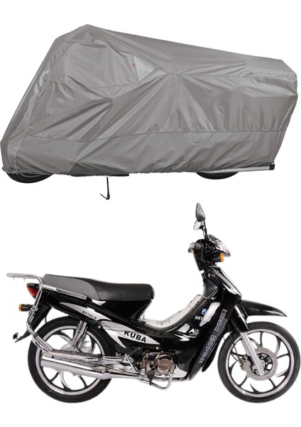 Kuba XY100-E Arka Çanta Uyumlu Motosiklet Brandası Motor Brandası (A+ Kalite)
