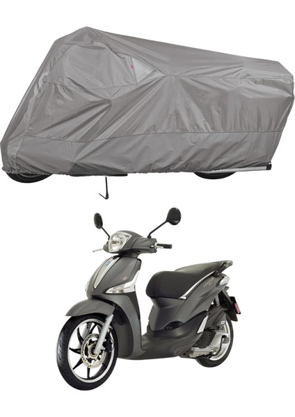 Piaggio Liberty 200 Arka Çanta Uyumlu Motosiklet Brandası Motor Brandası (A+ Kalite)