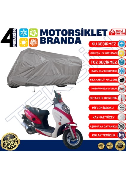 Presto PRR125 Scooter Motosiklet Brandası Motor Branda (A+ Kalite) fiyatları