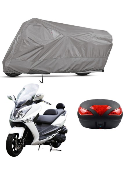 Sym Joymax 250 Arka Çanta Uyumlu Motosiklet Brandası Motor Brandası (A+ Kalite)