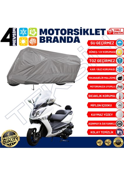 Sym Joymax 250 Arka Çanta Uyumlu Motosiklet Brandası Motor Brandası (A+ Kalite) fiyatları