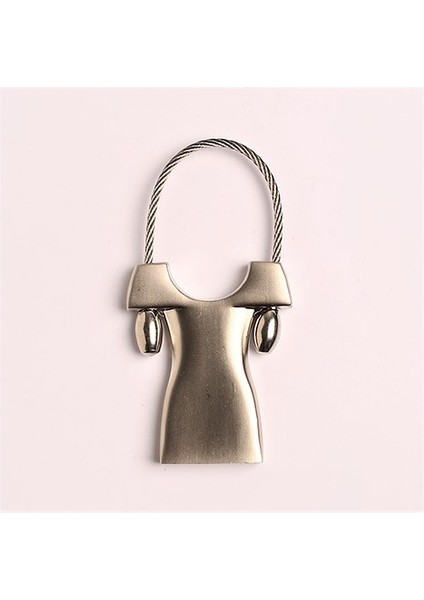 Elbise Tasarımlı Çelik Metal Anahtarlık- (23NUMARA)-ANAH328