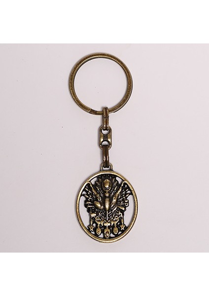 Osmanlı Tuğrası Temalı Bronz ANAHTARLIK-ANAH516