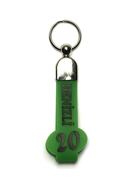 Slikon Saplı Şehir Plaka ANAHTARLIK-(DENİZLİ20)ANAH138