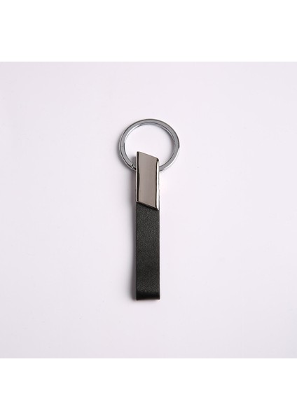 Siyah Deri Tasarım ANAHTARLIK-ANAH621