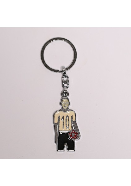 Taraftar 10 Sayılı ANAHTARLIK-(SİYAH-BEYAZ)-ANAH632