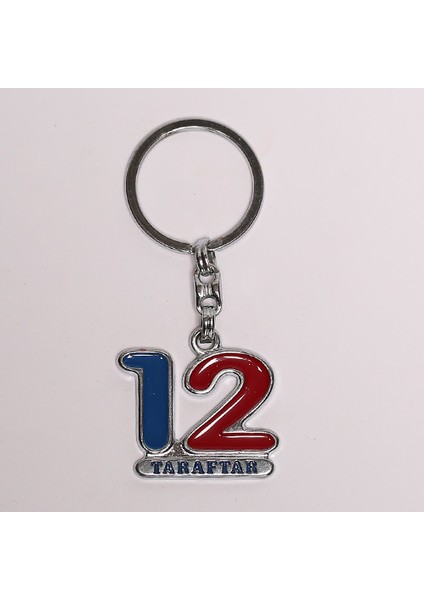 Taraftar 12 Sayılı ANAHTARLIK-(BORDO-MAVİ)-ANAH638