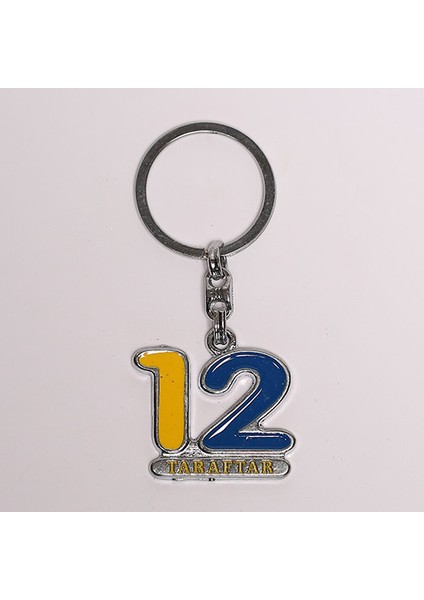 Taraftar 12 Sayılı ANAHTARLIK-(SARI-LACİVERT)-ANAH639