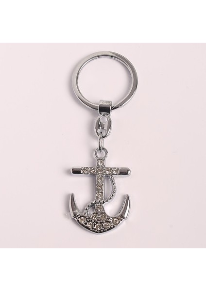 Taş Işlemeli Deniz Çapası Tasarımlı ANAHTARLIK-ANAH643