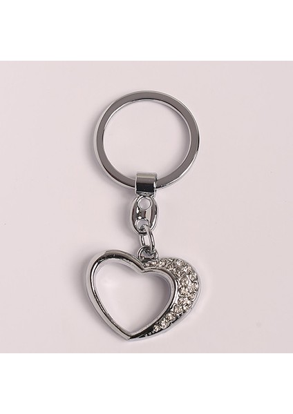 Taşlı Kalp Desenli Tasarım ANAHTARLIK-ANAH645