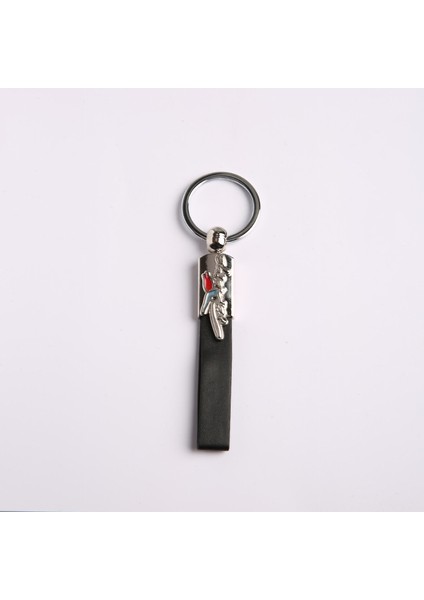 Türkiye Yazılı Siyah Deri ANAHTARLIK-ANAH680