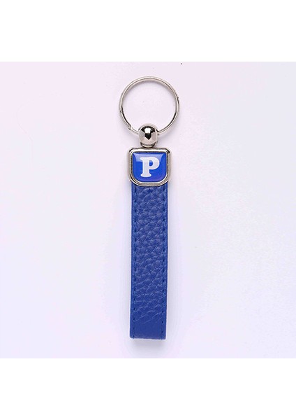Deri Saplı Harf Anahtarlık Hafli-(P HARFİ)ANAH14