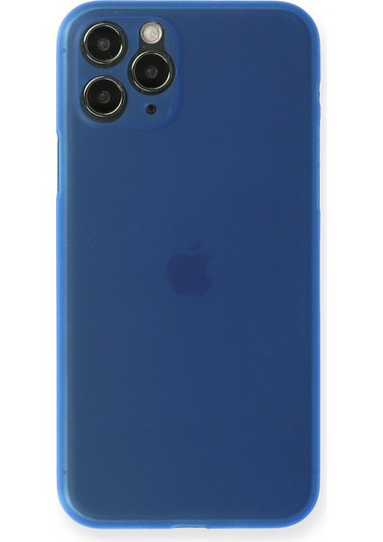 Iphone 11 Pro Kılıf Pp Ultra Ince Kapak - Mavi