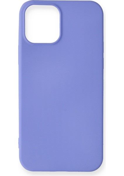 Iphone 12 Mini Kılıf Premium Rubber Silikon - Mor