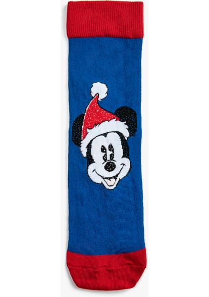 Mickey Mouse Soket Çorap Lisanslı Baskılı