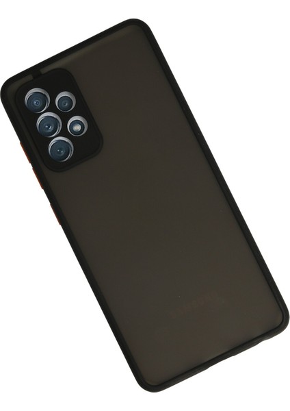 Samsung Galaxy A52 Kılıf Montreal Silikon Kapak - Siyah 300099