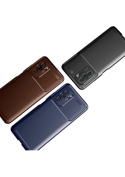 Xiaomi Poco F3 Kılıf Focus Karbon Silikon - Siyah 300099