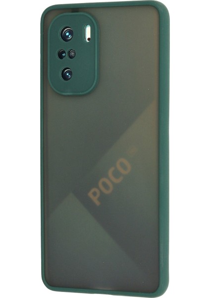 Xiaomi Poco F3 Kılıf Montreal Silikon Kapak - Yeşil 300099