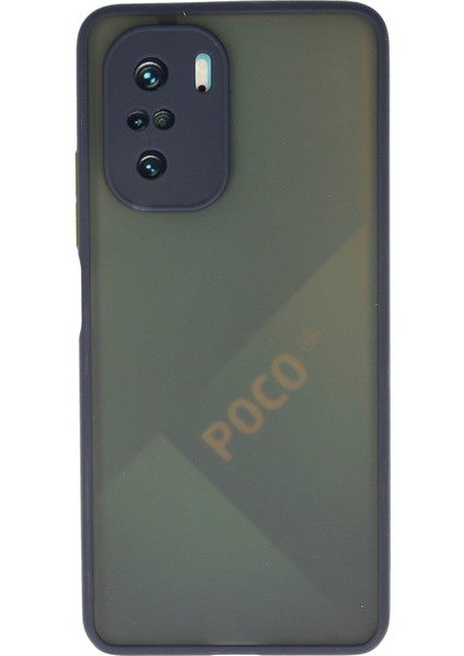 Xiaomi Poco F3 Kılıf Montreal Silikon Kapak - Lacivert 300099
