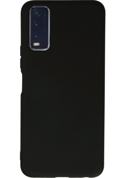 Vivo Y11S Kılıf Nano Içi Kadife Silikon - Siyah 300099