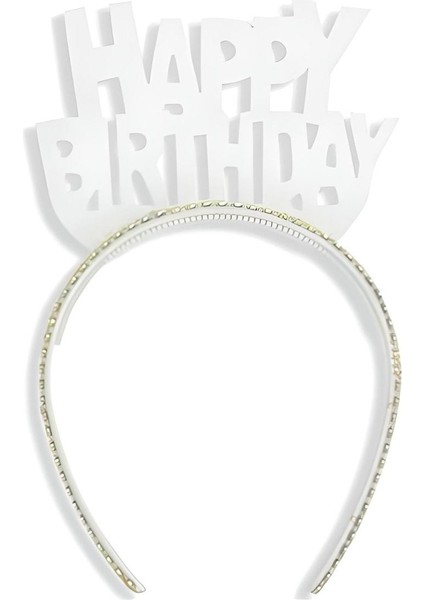Eva Taç Happy Bırthday Gold Gümüş Pembe Kırmızı Mavi Beyaz 10LU Set fiyatları