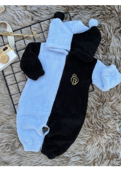 Peluş Fermuarlı Kışlık Ponponlu Palyaço Bebek Uyku Tulumu