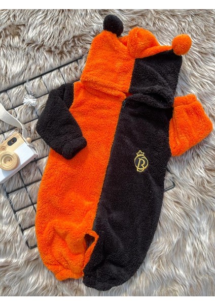 Peluş Fermuarlı Kışlık Ponponlu Palyaço Bebek Uyku Tulumu