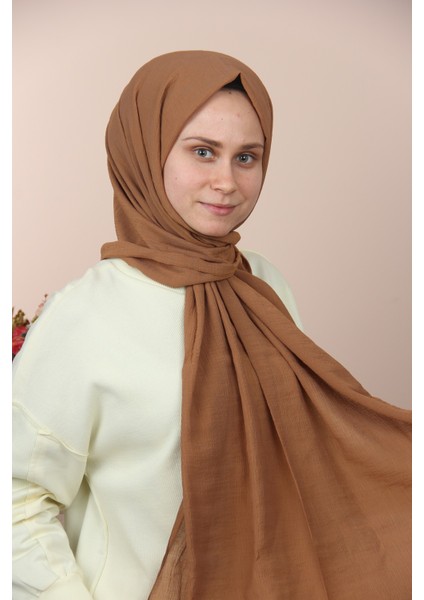Camel Loryan Scarf Shımmer Şal