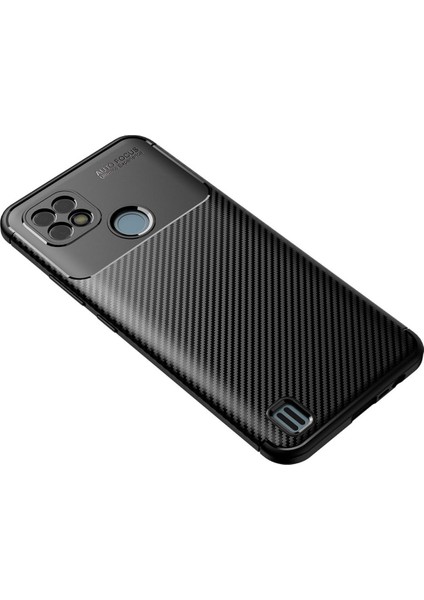 Realme C21 Kılıf Focus Karbon Silikon - Siyah fiyatları