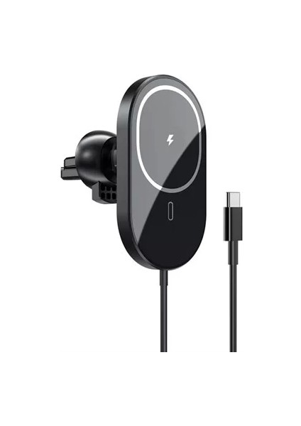 ® 15W Mıknatıslı Takılabilen Hızlı Şarj Tüm Cihaz ve Araçlara Uyumlu Araç Içi Şarj Cihazı