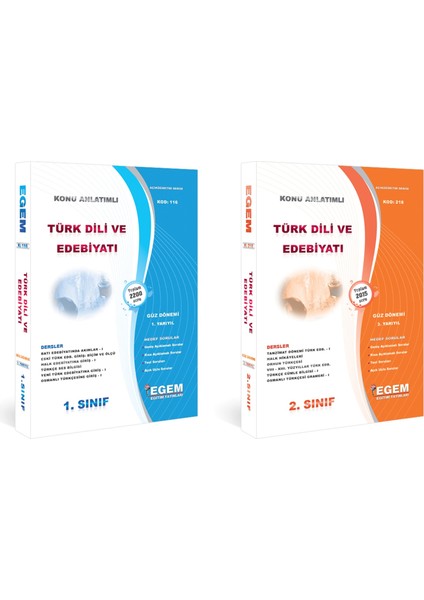 Açık Öğretim (AÖF) Türk Dili ve Edebiyatı 1 ve 2. Sınıf Güz Dönemi Konu ve Soru Set
