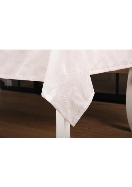 Aslı Lüx Jakar Polycotton Tp Gri Masa Örtüsü 160X220 cm - 1055 - 1237