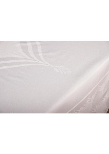 Aslı Lüx Jakar Polycotton Tp Gri Masa Örtüsü 160X220 cm - 1055 - 1237
